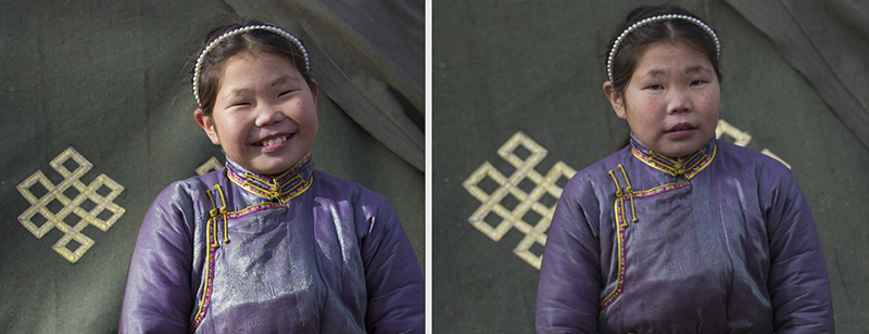 picture of Tsaatan girl Mongolia